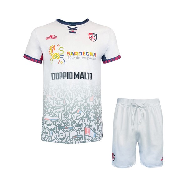Trikot Cagliari Calcio Auswarts Kinder 2025-26